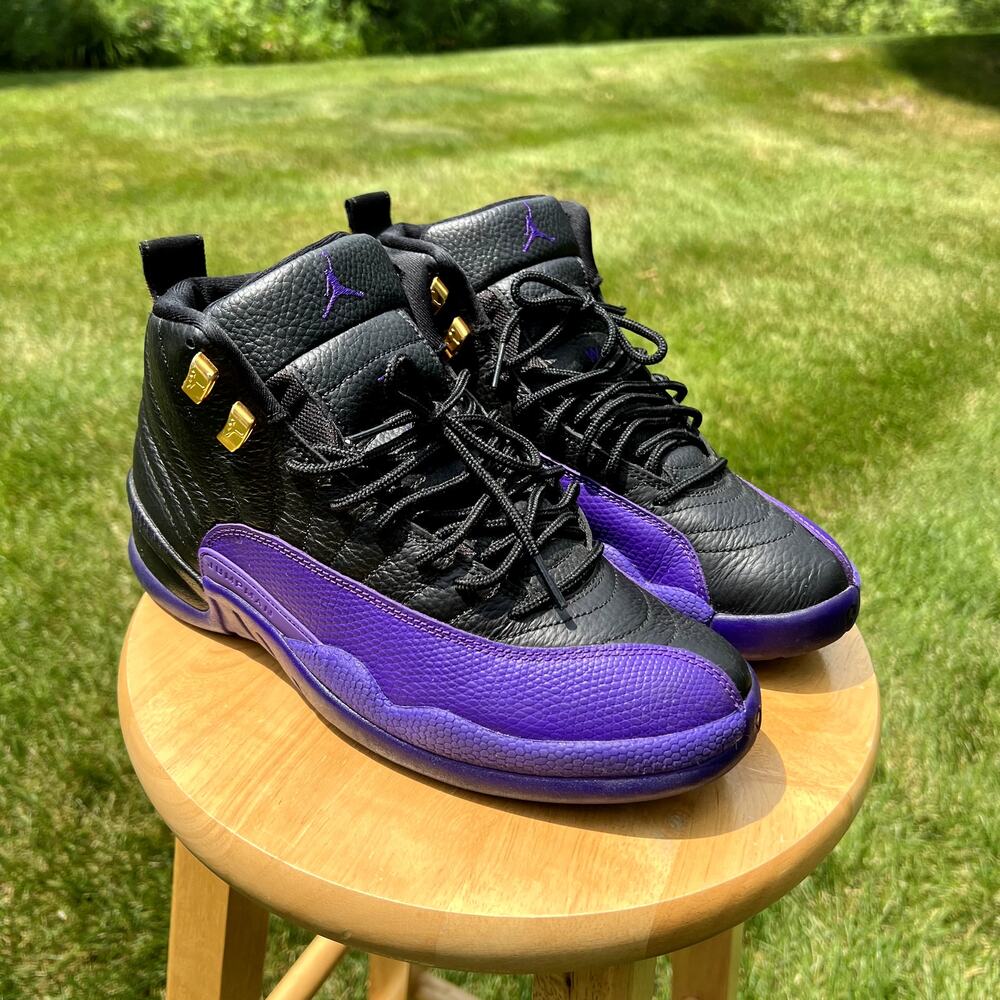 Jordan Men's Athletic Shoes Black & Purple
